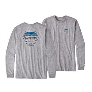 Patagonia L/S Fitz Roy Hex Responsibili-Tee®
